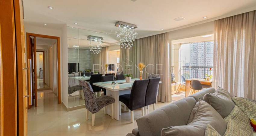 Apartamento à venda no Tatuapé com 96 m² e VARANDA GOURMET