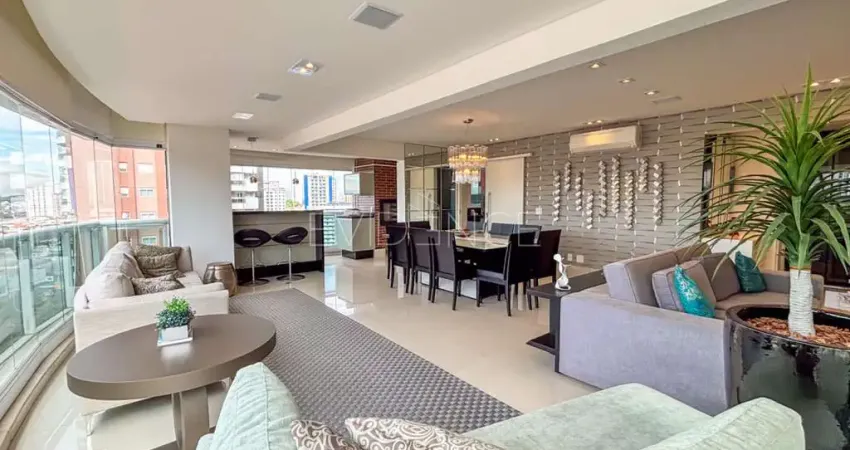 Apartamento à venda com 180 m² - mobiliado e decorado no Anália Franco! VARANDA GOURMET