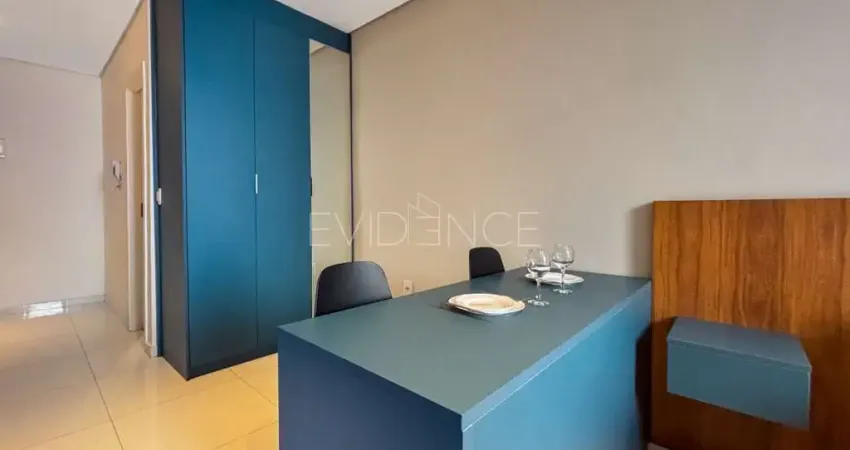 Apartamento mobiliado para locação no tatuapé com 1 dormitório e ar-condicionado - 26,75 m²