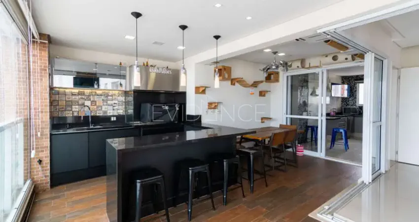 Apartamento à venda com 157 m², 3 Suítes, 5 Vagas e varanda gourmet no Jardim Anália Franco