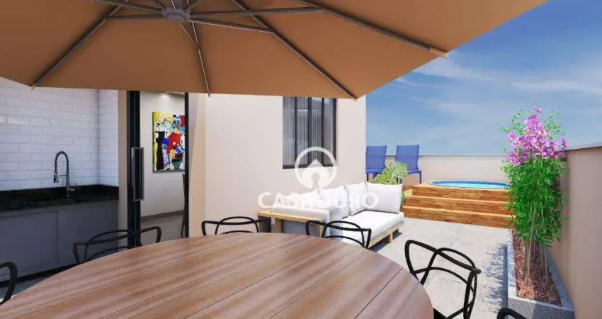 Cobertura com 3 quartos à venda, 128 m² - Horto - Belo Horizonte/MG