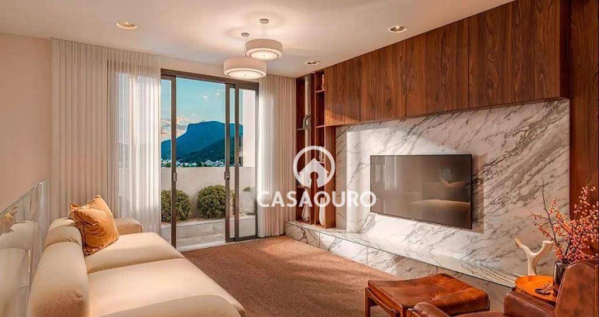 Apartamento com área privativa com 1 dormitório à venda, 52 m² por R$ 712.250 - Serra - Belo Horizonte/MG