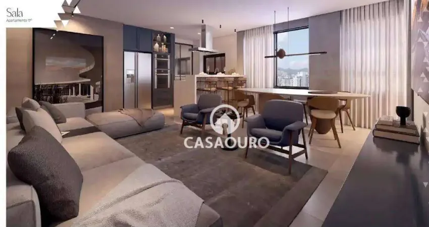 Apartamento com 3 quartos à venda, 89 m²  - Santo Agostinho - Belo Horizonte/MG