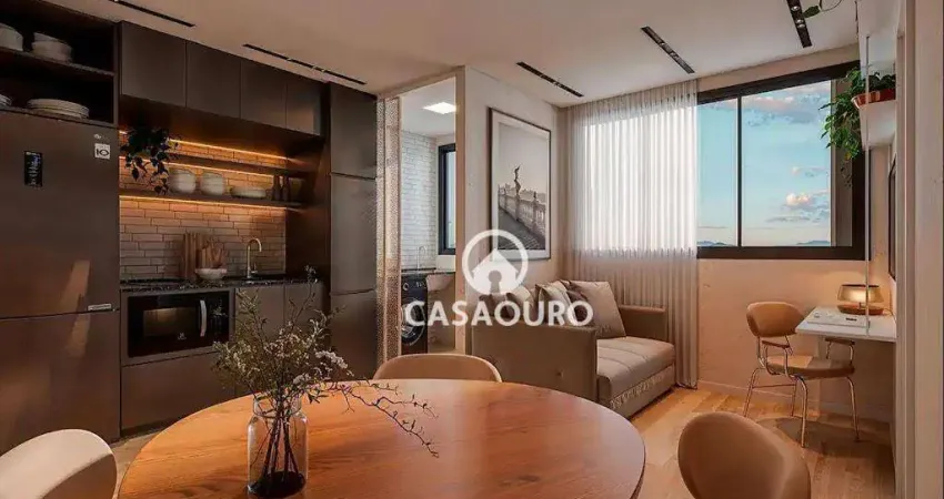 Apartamento com 1 dormitório à venda, 35 m²  - Serra - Belo Horizonte/MG