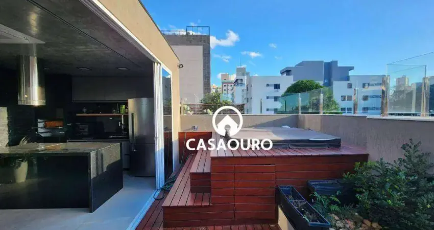 Cobertura com 4 quartos à venda, 200 m² por r$ 2.500.000 - são pedro - belo horizonte/mg