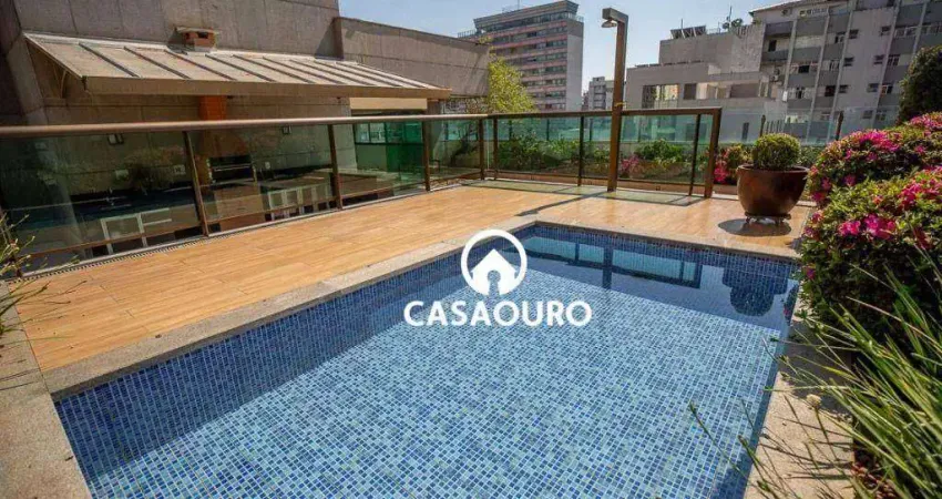 Cobertura com 4 quartos à venda, 337 m² por r$ 5.750.000 - funcionários - belo horizonte/mg