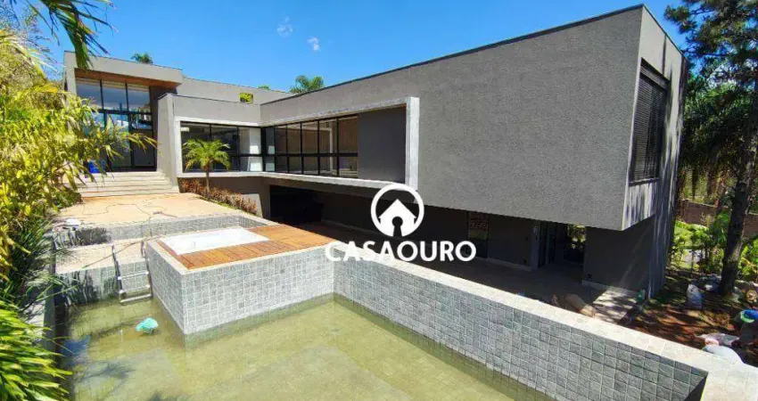 Casa com 4 quartos à venda, 403 m² por r$ 4.836.000 - alphaville - lagoa dos ingleses - nova lima/mg