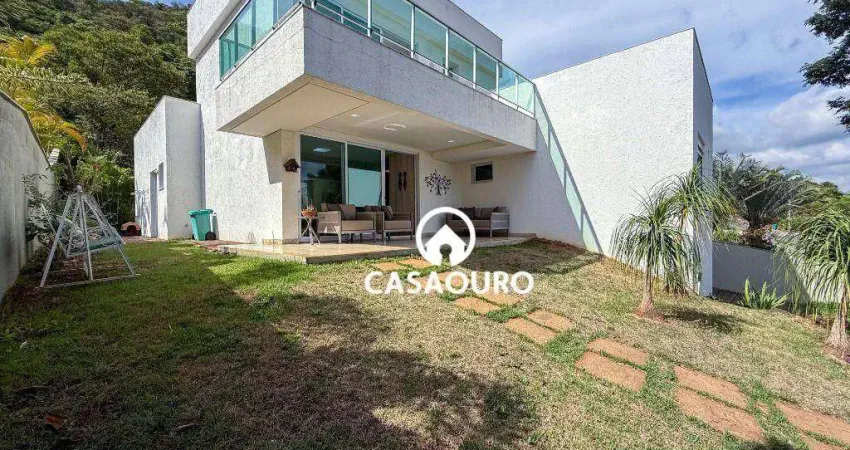 Casa com 3 dormitórios à venda, 320 m² por r$ 4.500.000,00 - quintas do sol - nova lima/mg
