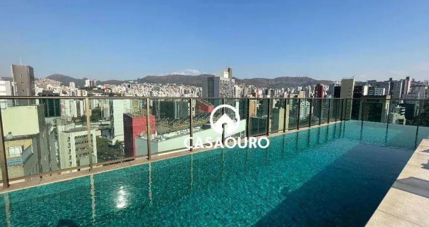 Apartamento com 2 quartos para alugar, 63 m² por R$ 7.399/mês - Savassi - Belo Horizonte/MG