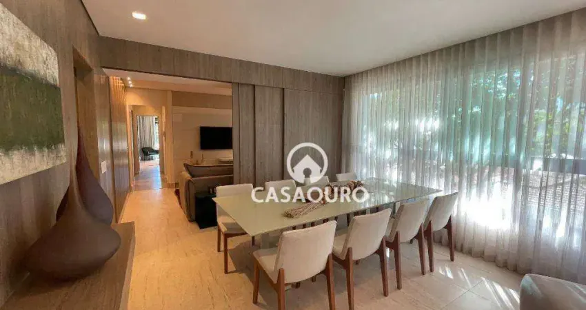 Apartamento com 4 quartos à venda, 166 m²  - serra - belo horizonte/mg