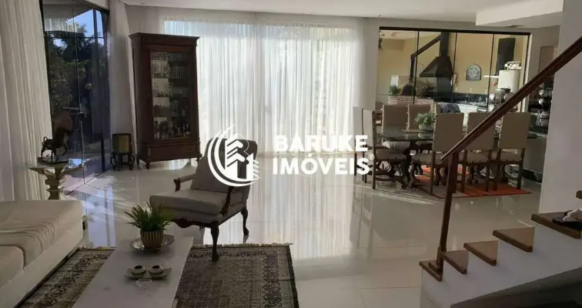 Casa à venda 4 suítes, sauna, piscina e área gourmet no residencial amstalden em indaiatuba/sp.