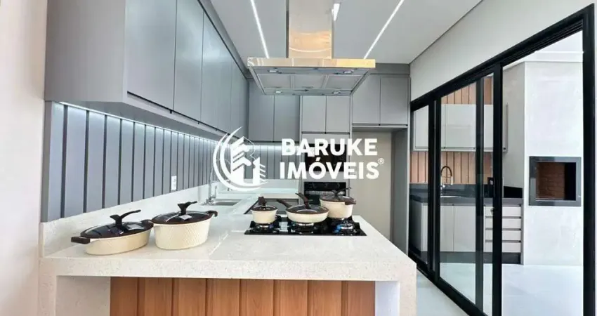 Casa de condomínio 3 suítes, sendo a master com closet à venda no condomínio residencial gran reserve