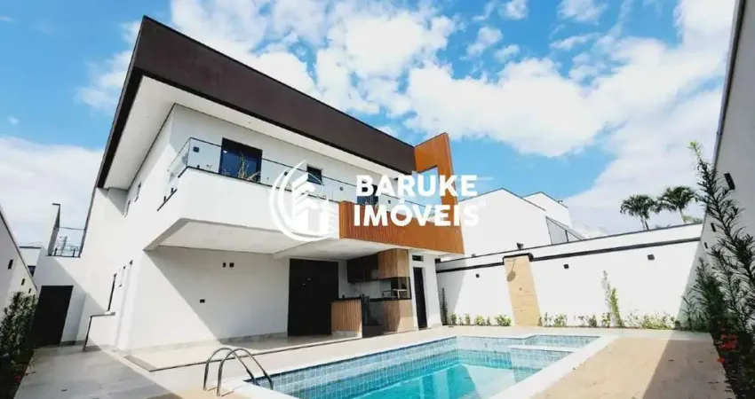 Sobrado em condomínio fechado, à venda no residencial alto de itaici.