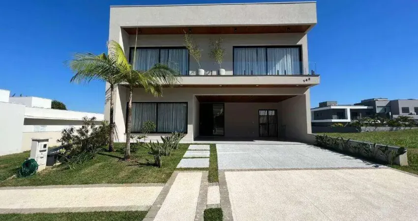 Linda Casa a venda no Condomínio Residencial Duas Marias em Indaiatuba/SP Casa com projeto de arquitetura moderno, muita luz natural, espaços amplos