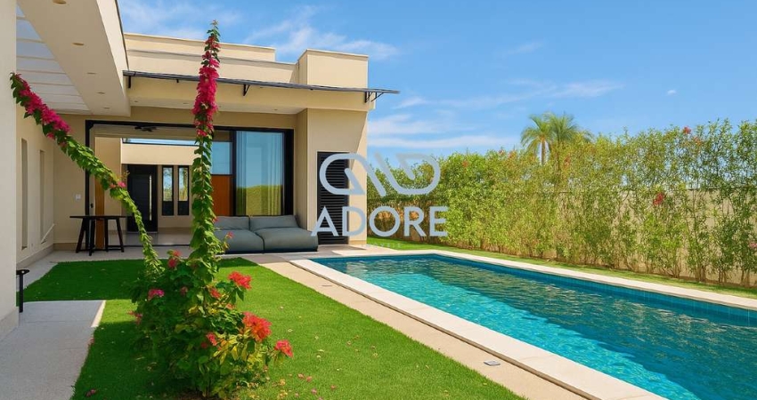 Casa para Alugar no Condomínio Villas do Golfe – Itu/SP 3 Quartos | Piscina e Espaço Gourmet | 4 Vagas | R$12.000,00