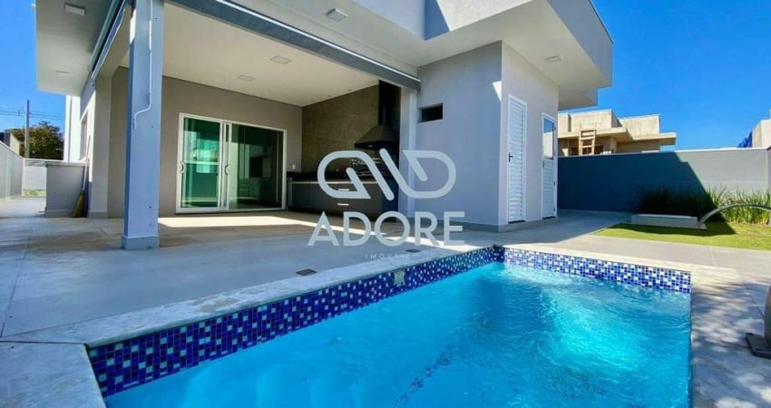 Casa para Aluguel no Condomínio UNA – Itu/SP 3 Quartos | Piscina e Espaço Gourmet | 4 Vagas | R$ 8.885,53/mês
