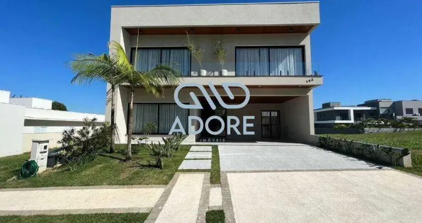 Linda Casa a venda no Condomínio Residencial Duas Marias em Indaiatuba/SP Casa com projeto de arquitetura moderno, muita luz natural, espaços amplos