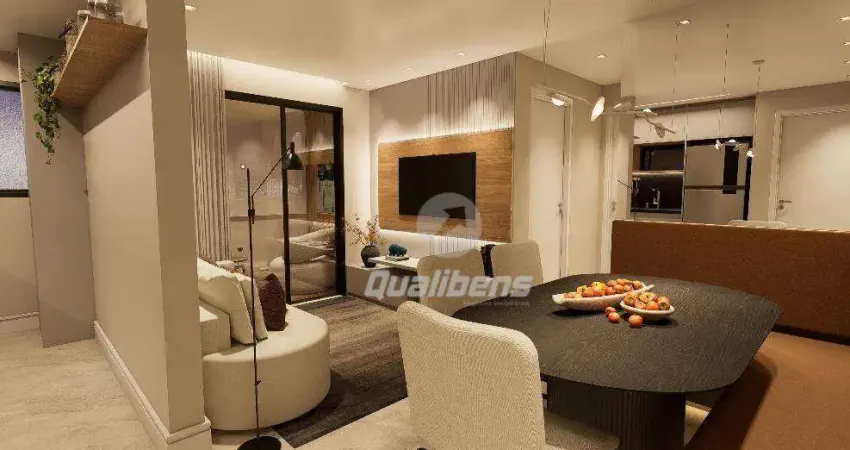 Apartamento com 2 dormitórios à venda, 45 m² por R$ 292.500,00 - Vila Guarani - Mauá/SP