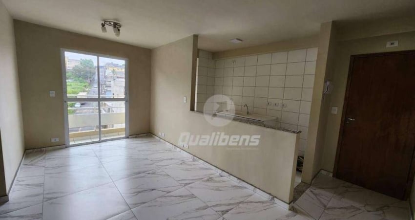 Apartamento com 2 dormitórios para alugar, 50 m² por R$ 1.600,00/mês - Jardim Estrela - Mauá/SP