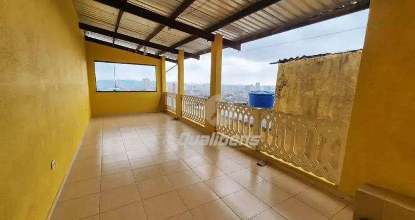 Sobrado com 5 dormitórios para alugar, 190 m² por R$ 3.198,00/mês - Parque das Américas - Mauá/SP