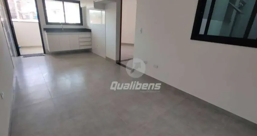Apartamento com 2 dormitórios para alugar, 62 m² por R$ 2.150,26/mês - Vila Linda - Santo André/SP
