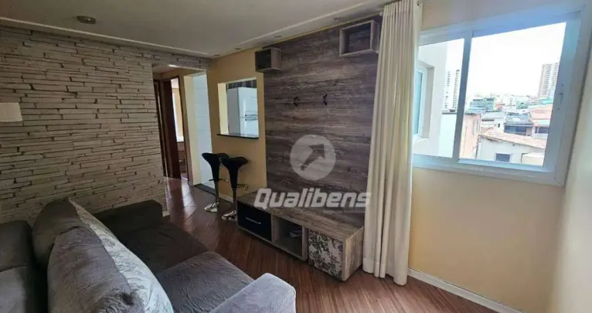 Apartamento com 2 dormitórios para alugar, 50 m² por r$ 2.500,02/mês - jardim pilar - mauá/sp