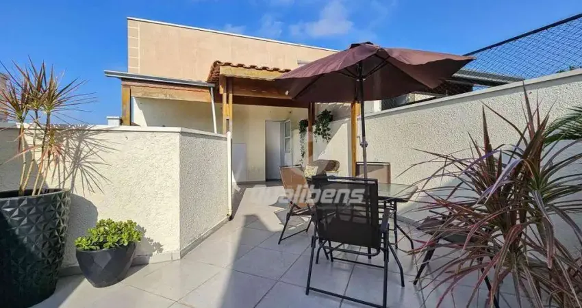 Cobertura com 2 dormitórios à venda, 73 m² por r$ 330.000,00 - vila junqueira - santo andré/sp