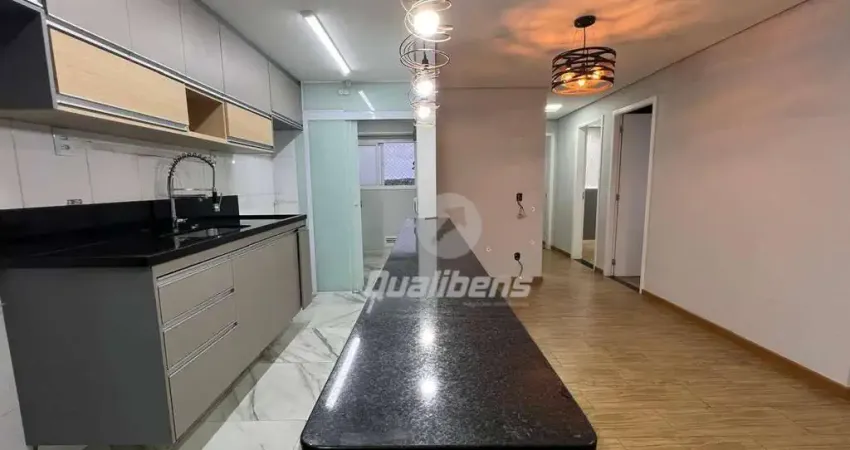 Apartamento com 3 dormitórios para alugar, 78 m² por r$ 3.500,00/mês - jardim pedroso - mauá/sp
