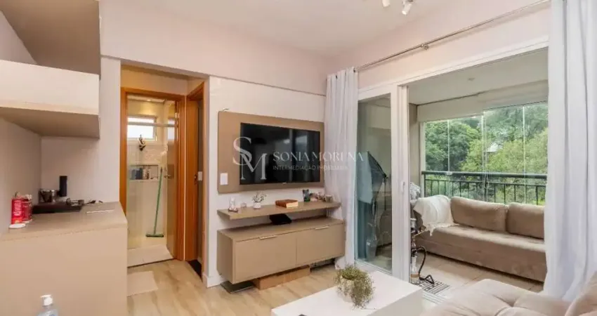 Apartamento para venda com 1 quarto, sendo 1 suíte, 42m² bairro Santana