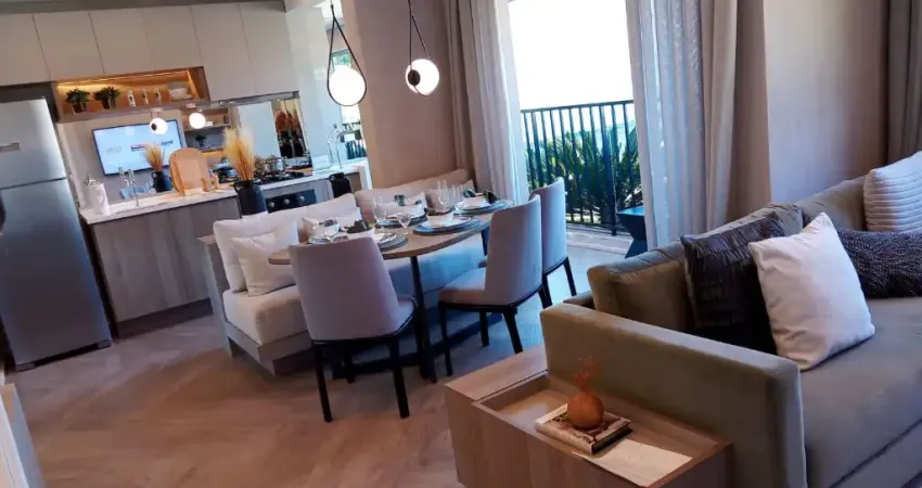 Apto de 47m² com 2 dormts  + varanda + vaga de moto na zona oeste