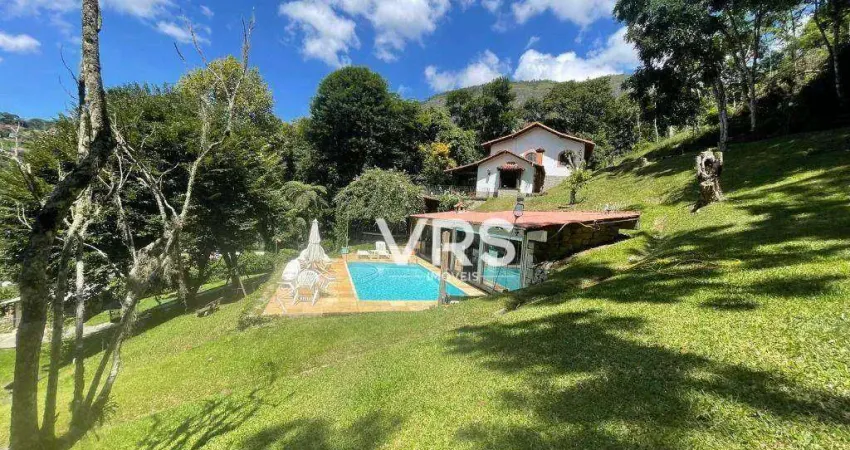 Casa com 5 dormitórios à venda, 300 m² por r$ 2.000.000,00 - parque do imbui - teresópolis/rj