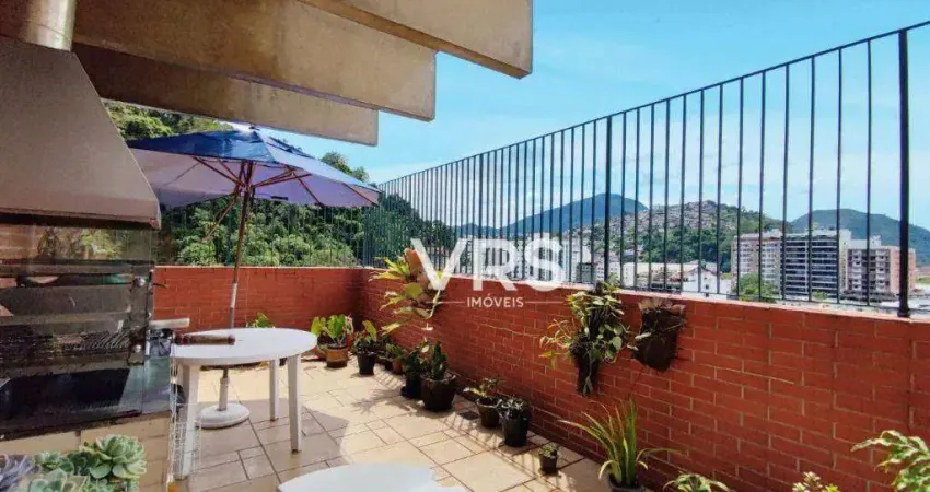 Cobertura com 4 dormitórios à venda, 240 m² por r$ 1.500.000,00 - agriões - teresópolis/rj