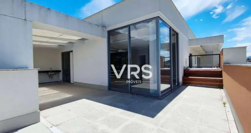 Cobertura com 3 dormitórios à venda, 208 m² por r$ 1.790.000,00 - agriões - teresópolis/rj