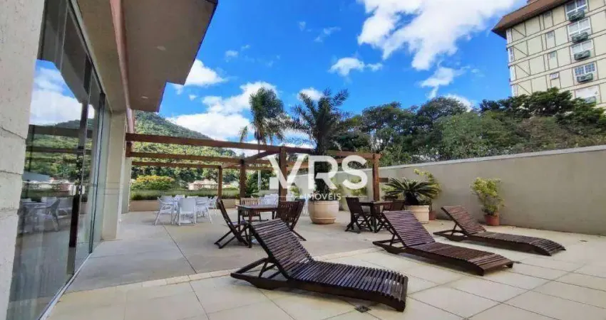 Apartamento com 2 dormitórios à venda, 63 m² por r$ 849.000,00 - itaipava - petrópolis/rj