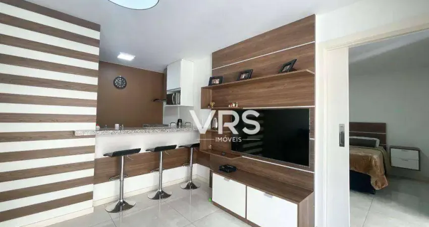 Apartamento com 1 dormitório à venda, 52 m² por r$ 440.000,00 - alto - teresópolis/rj