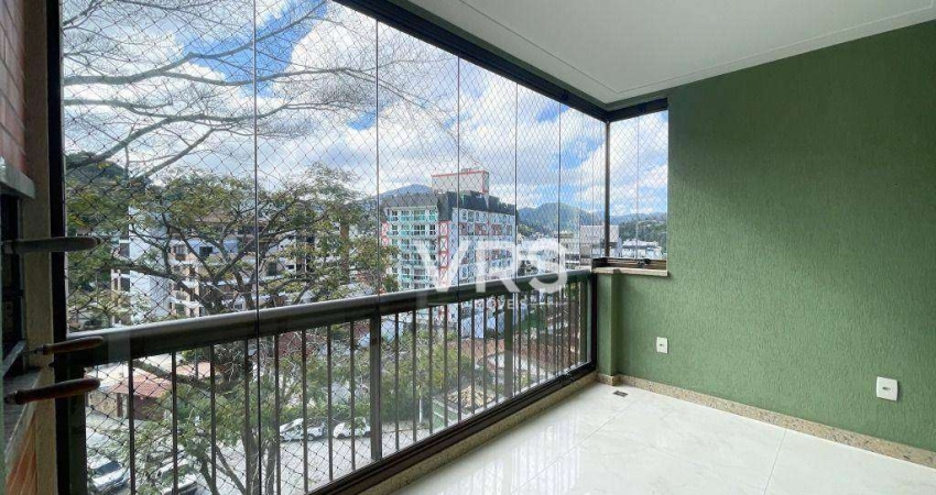 Apartamento com 3 dormitórios, 154 m² - venda por R$ 1.390.000,00 ou aluguel por R$ 7.235,00/mês - Agriões - Teresópolis/RJ