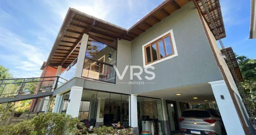 Casa com 4 dormitórios à venda, 250 m² por r$ 1.280.000,00 - posse - teresópolis/rj