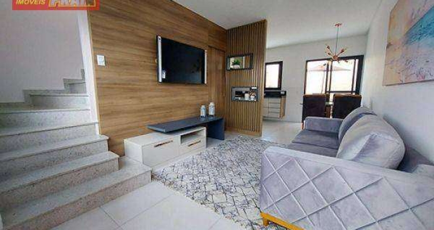Sobrado com 2 quartos à venda, 74 m² por R$ 330.700 - Vera Cruz - Mongaguá/SP