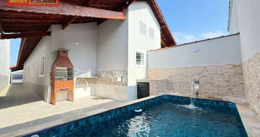 Casa em Mongaguá com piscina 3 quartos 94 m² por R$ 409.900 - Balneário Plataforma
