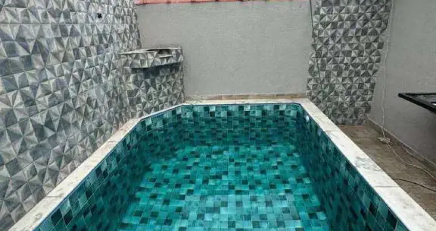 Casa em Itanhaém 2 quartos piscina churrasqueira por R$ 379.000 - Jardim Cibratel - Itanhaém/SP