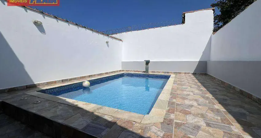 355.000,00 CASA NOVA COM PISCINA 2 QUARTOS, 89 m² por R$ 355.000 - Balneário Flórida Mirim - Mongaguá/SP