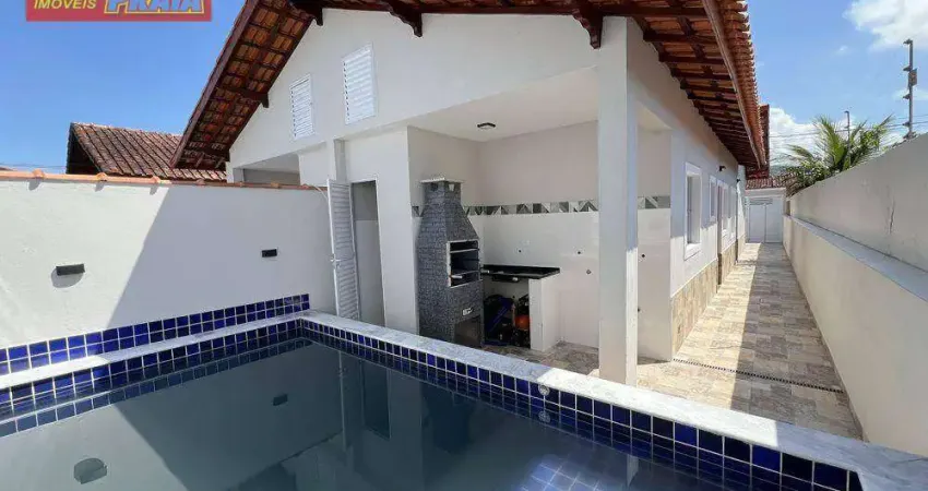ITANHAEM 339.000,00 CASA NOVA COM PISCINA 2 QUARTOS, 80 m² por R$ 359.900 - Jardim Suarão