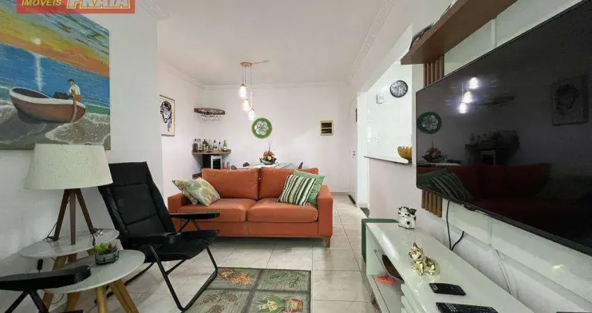 Apartamento Sol da Manhã com Vista para o Mar Com 2 dormitórios 70 m² - Centro - Mongaguá/SP