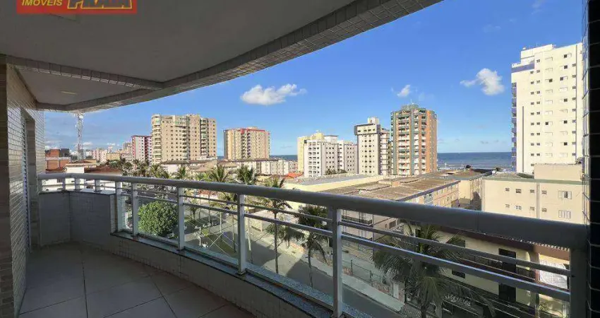 200 metros da praia com vista para o mar! apartamento 2 quartos, 84 m² por r$ 480.000 - centro - mongaguá/sp