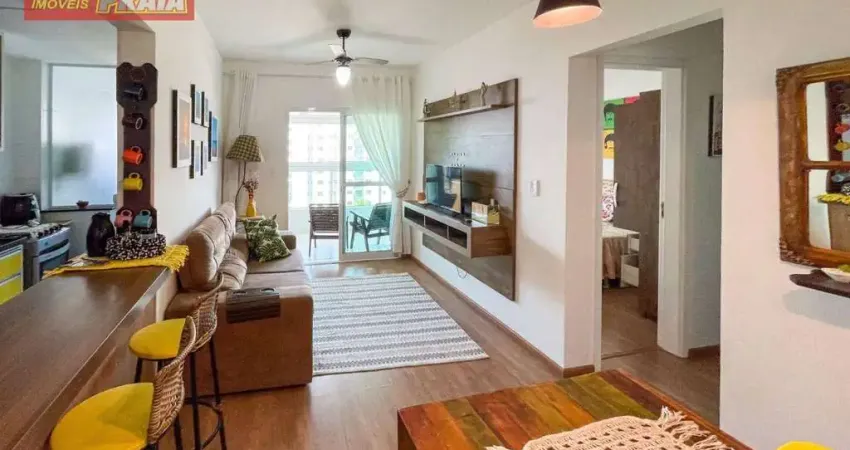 Frente ao Mar, terraço gourmet apartamento com 2 quartos, 68 m² por R$ 580.000 - Balneário Flórida - Praia Grande/SP