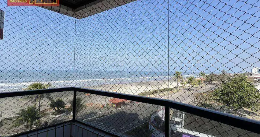 Prédio frente ao Mar! Apartamento com 2 quartos, 61 m² por R$ 299.000 - Agenor de Campos - Mongaguá/SP