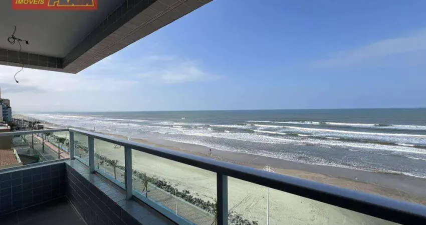 Centro frente ao mar terraço gourmet apartamento com 3 quartos, 93 m² por r$ 610.000 - mongaguá/sp