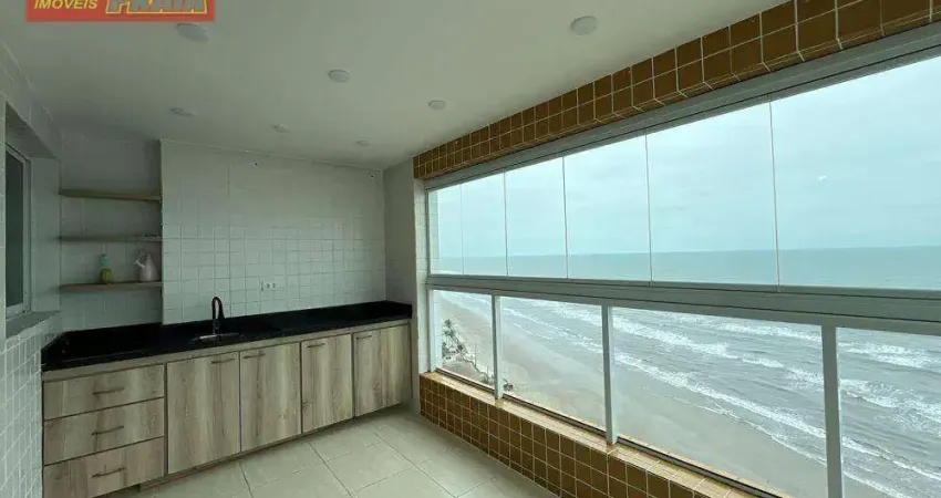 Apto frente ao mar! apartamento com 2 quartos, 75 m² por r$ 499.900 - vila atlântica - mongaguá/sp