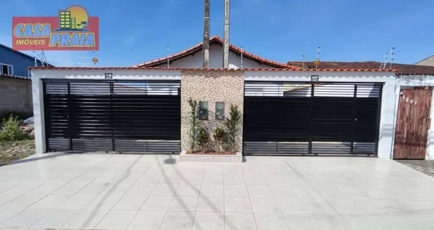 Casa aconchegante e moderna com 2 dormitórios, 67 m² por r$ 295.000 - jussara - mongaguá/sp