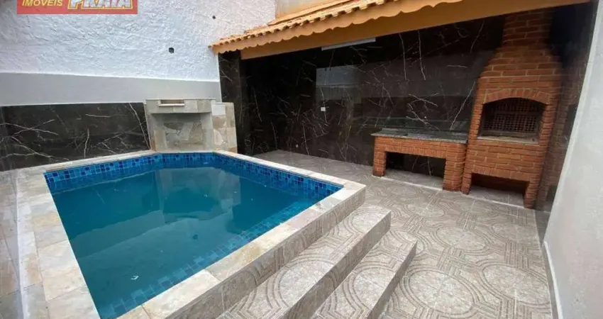 500 metros da praia! casa espaçosa com 2 dormitórios, 120 m² por r$ 379.900 - itaguaí - mongaguá/sp